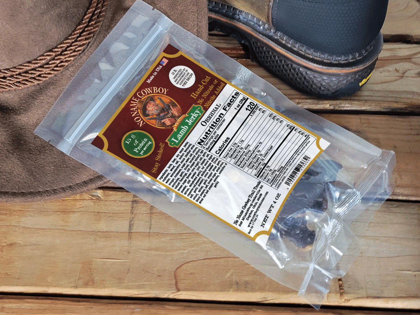 Original - Lamb Jerky | No Name Cowboy Artisan Jerky